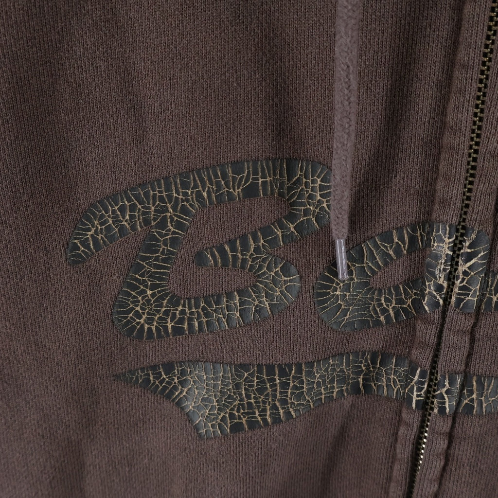 BoTT(ボット) Washed Script Logo Zip Hoodie 251BoTT25 ウォッシュドスクリプトロゴジップフーディ ブラウン