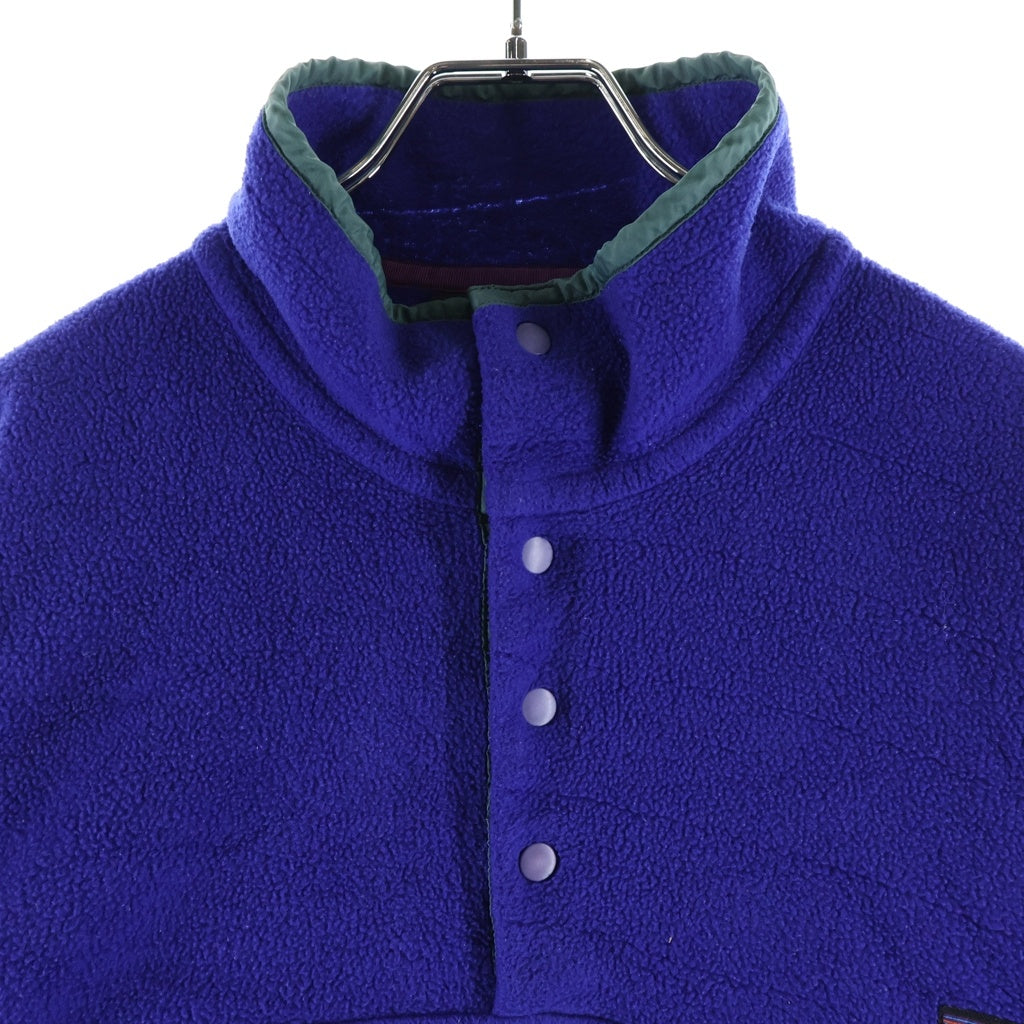 PATAGONIA(パタゴニア) 92年～94年 雪なしタグ アノラック スナップボタンフリースジャケット ネイビー