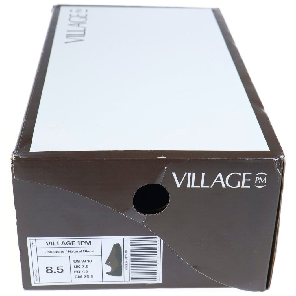 NO BRAND(ノーブランド) Village PM ヴィレッジピーエム レースアップ スエード切替ローカットスニーカー シューズ ブラウン US8.5/26.5cm