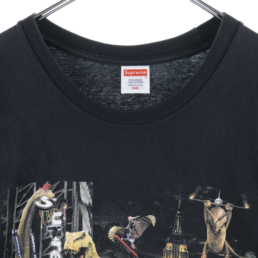 SUPREME(シュプリーム) 23SS T-REX Tee グラフィック プリント 半袖 Tシャツ カットソー ブラック