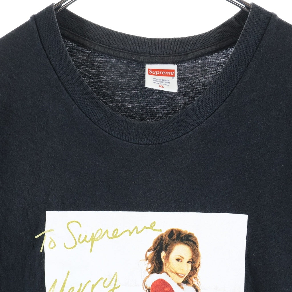 SUPREME(シュプリーム) 20AW Mariah Carey Tee フォト プリント 半袖 Tシャツ カットソー ブラック