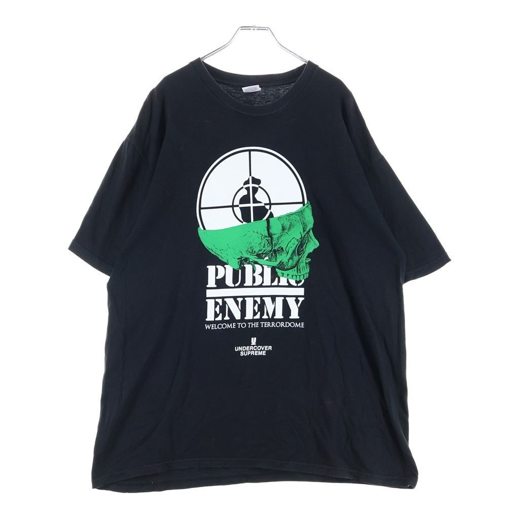 SUPREME(シュプリーム) 18SS ×UNDERCOVER Public Enemy Trrordome Tee グラフィック プリント 半袖 Tシャツ カットソー ブラック