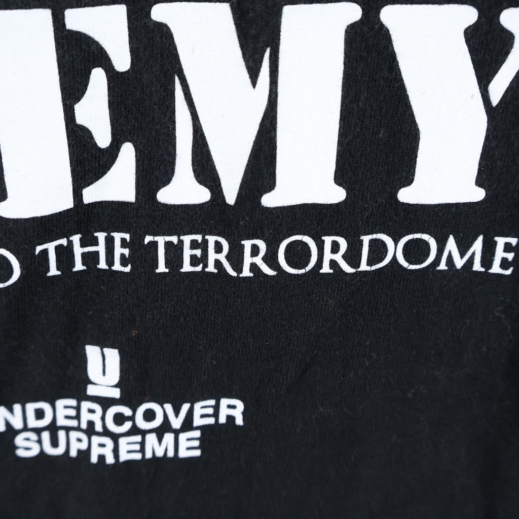 SUPREME(シュプリーム) 18SS ×UNDERCOVER Public Enemy Trrordome Tee グラフィック プリント 半袖 Tシャツ カットソー ブラック