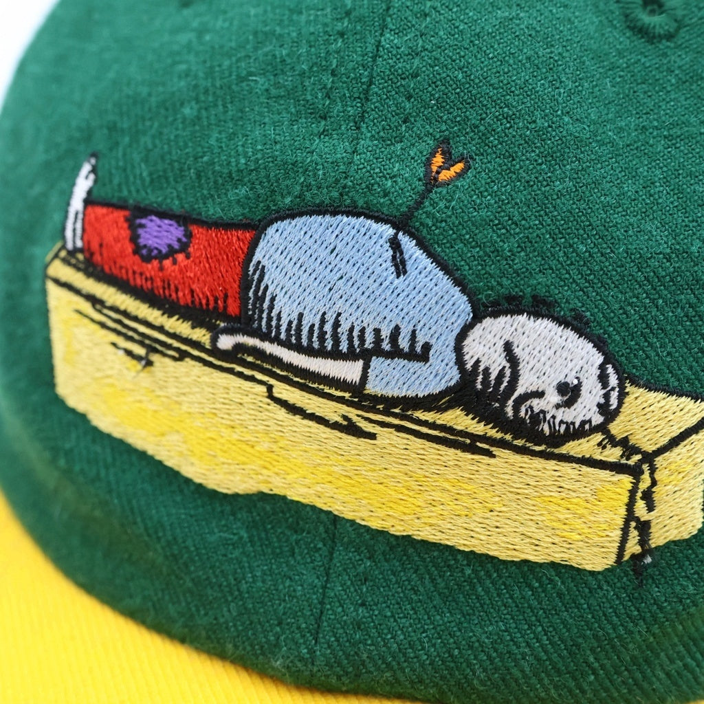 SUPREME(シュプリーム) 23AW Neil Blender Arrow 6-Panel ニールブレンダー6パネルキャップ 帽子 グリーン/イエロー