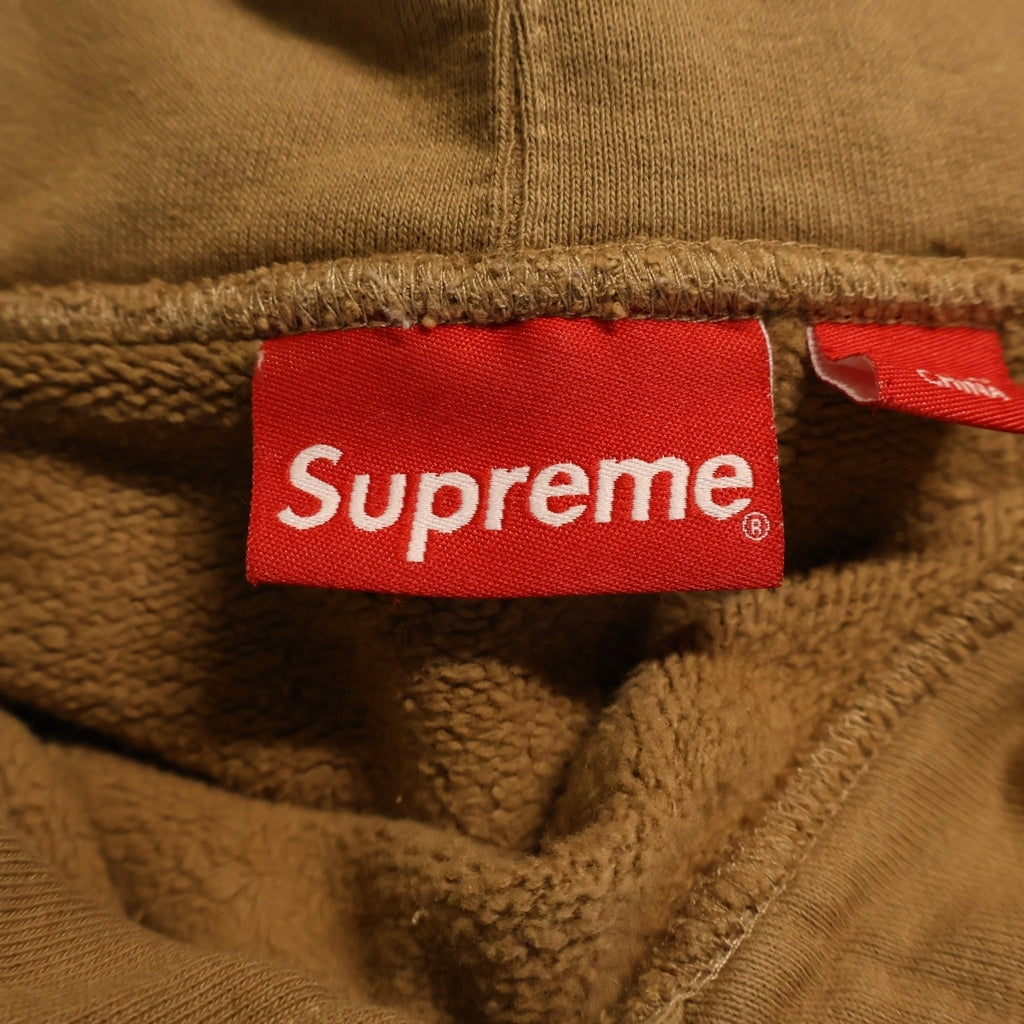 SUPREME(シュプリーム) 22SS Cropped Panels Hooded Sweatshirt クロップド パネルズ フーデッド スウェットシャツ パーカー ブラウン