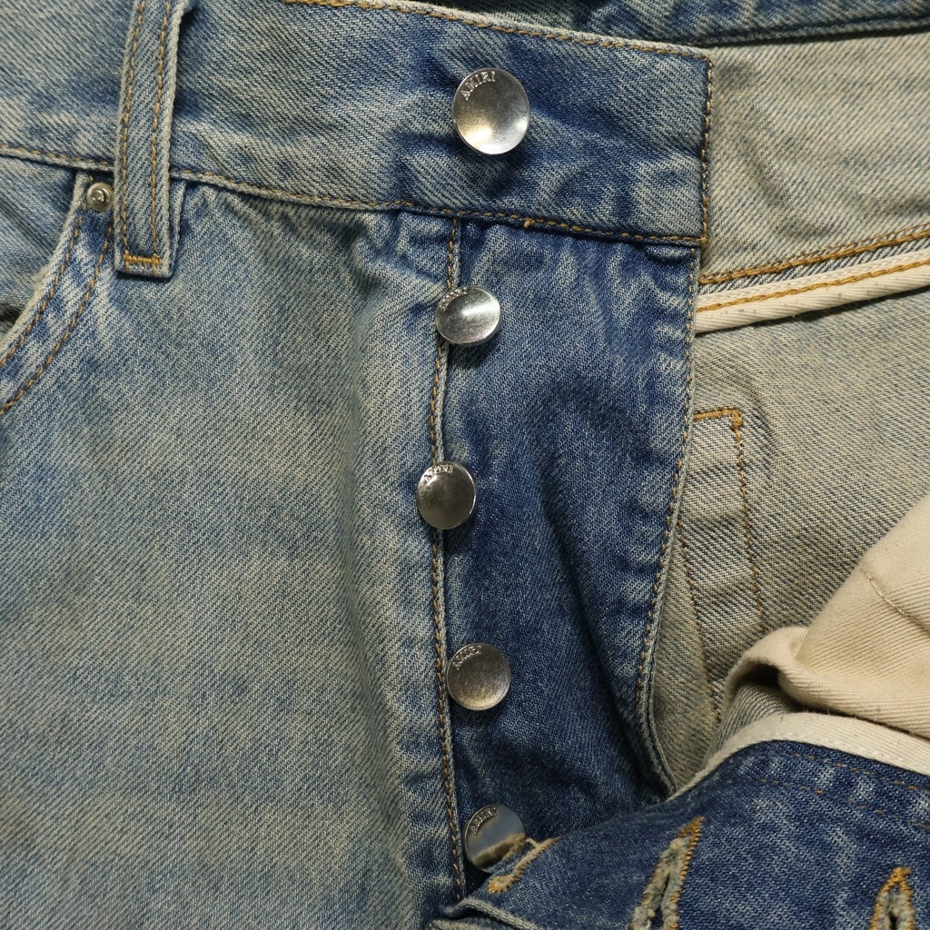 AMIRI(アミリ) STRAIGHT FLARE JEAN ストレートフレアジーンズ ブーツカットデニム インディゴ SRAMDNGH1089