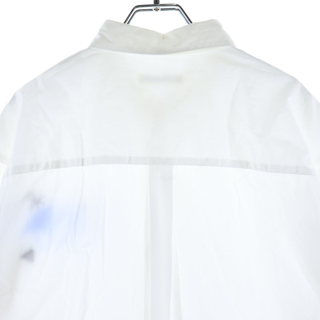 UNDERCOVER(アンダーカバー) 24SS Coブロード半袖シャツ eye BUG em グラフィック プリント エンブロイド 半袖 シャツ ホワイト UP1D4405