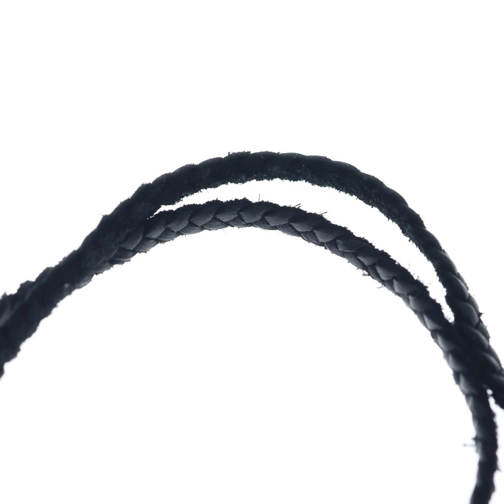 CHROME HEARTS(クロムハーツ) EYWR LOOP SCRL BAND アイウェアループ スクロールバンド レザーブレイドネックレス シルバー/ブラック