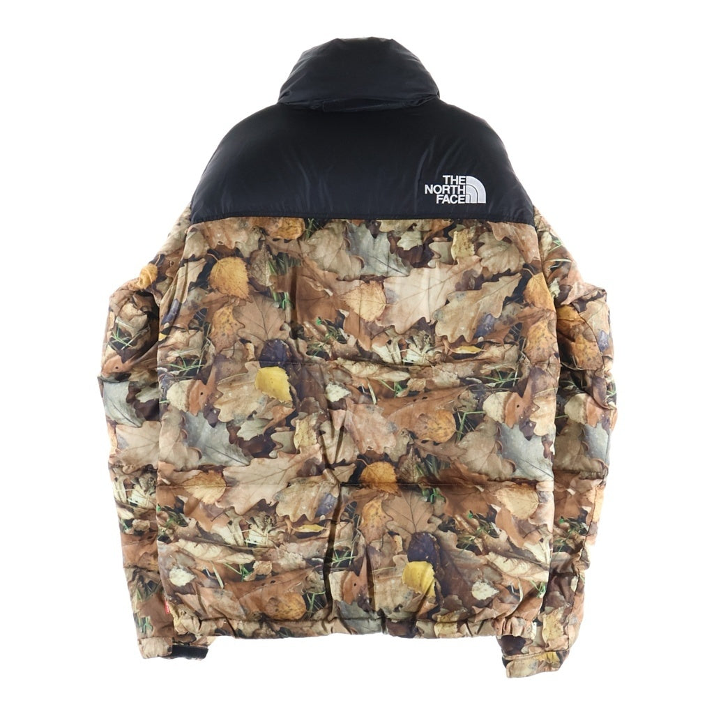 SUPREME(シュプリーム) ×The North Face Nuptse Jacket Leaves ×ザノースフェイス 枯葉 ヌプシ ジャケット リーブス ブラウン/ブラック ND51602I