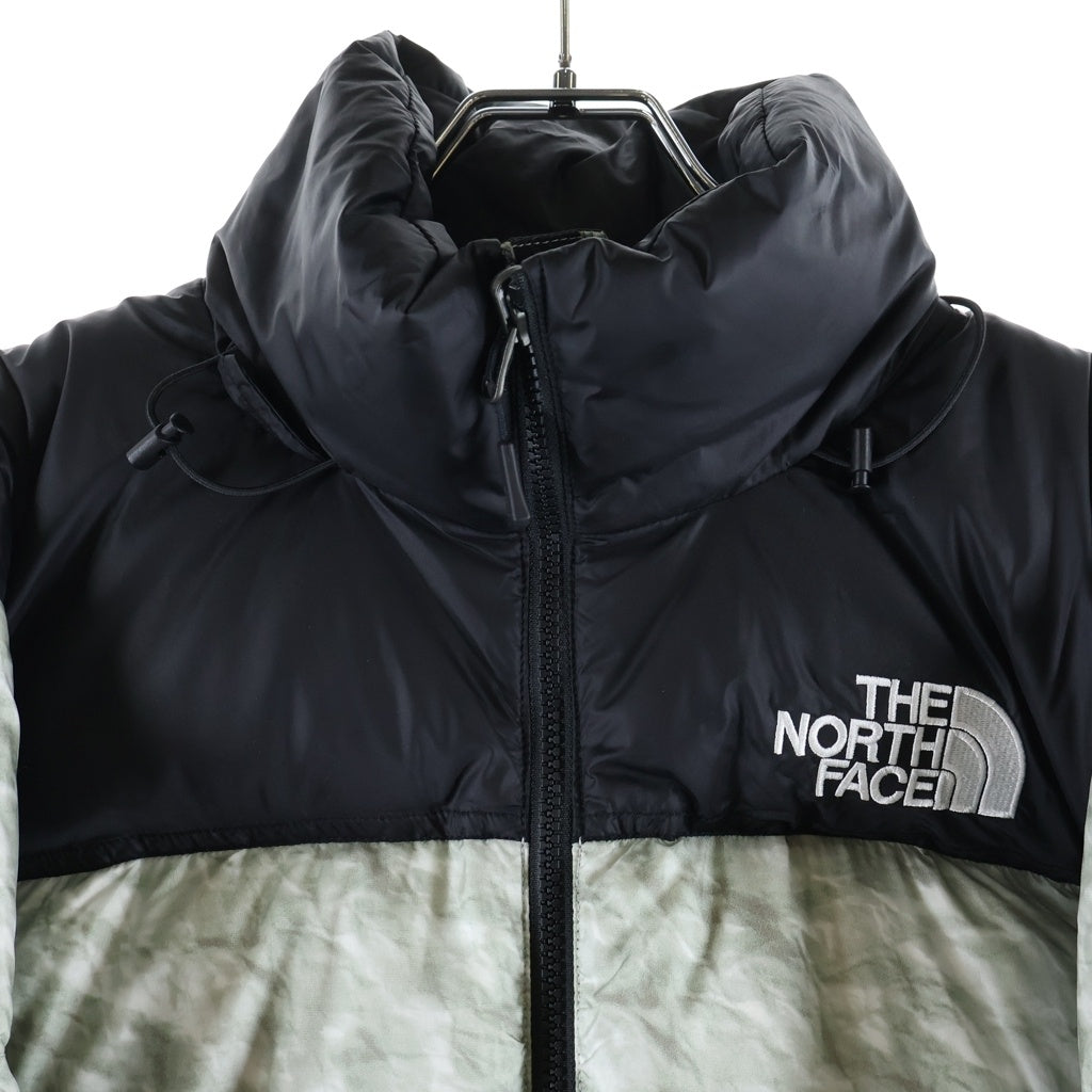 SUPREME(シュプリーム) ×The North Face Nuptse Jacket White Paper Print ×ザノースフェイス ヌプシ ジャケット ホワイトペーパープリント ホワイト/ブラック ND91806I