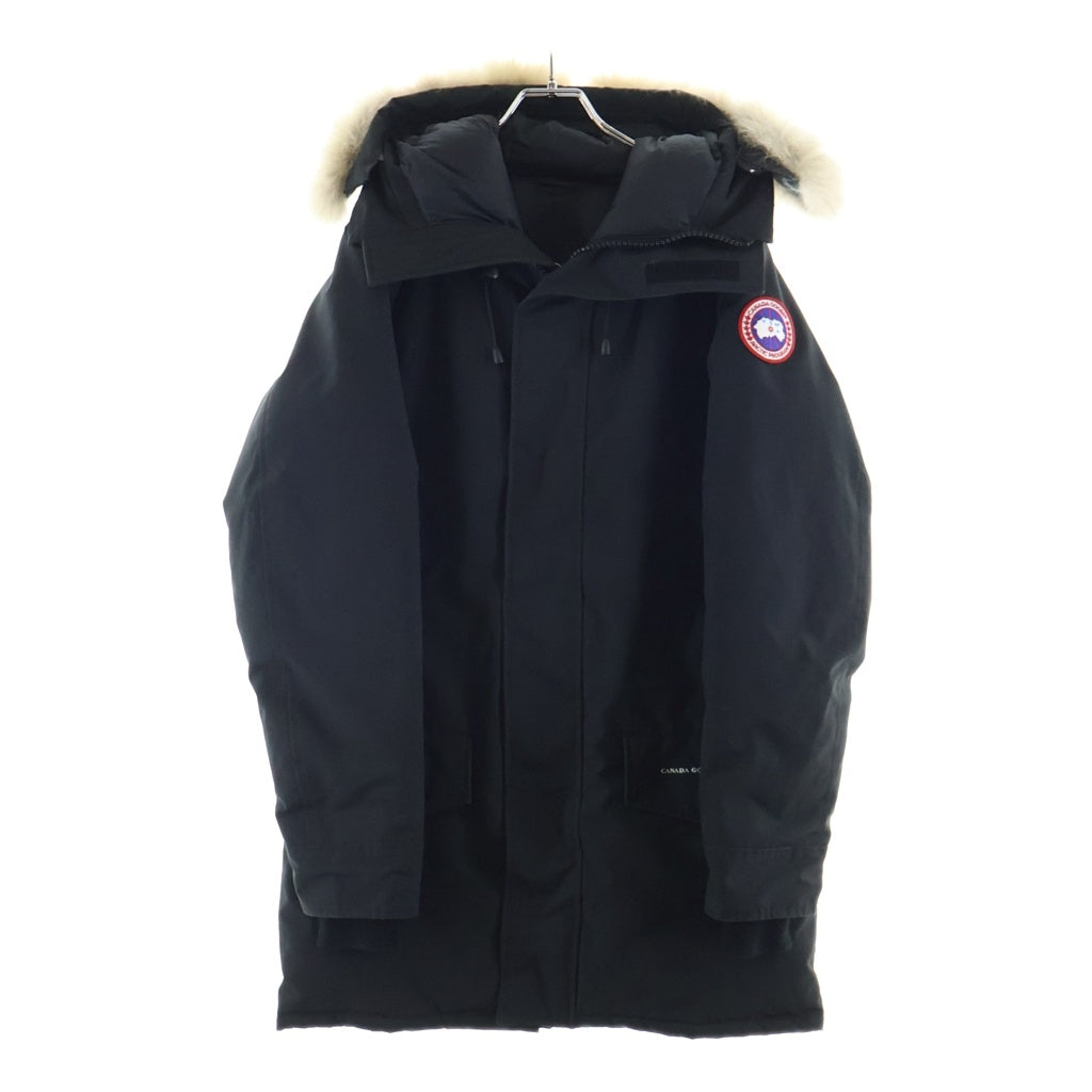 CANADA GOOSE(カナダグース) CHELSEA PARKA チェルシー パーカー ロゴデザイン ファー付き フーデット ダウンジャケット ブラック サイズ XS 2026M
