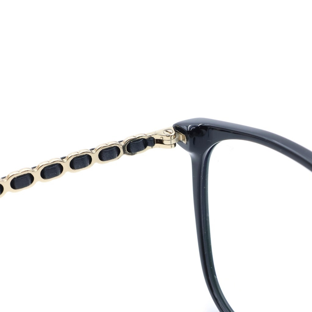 CHANEL(シャネル) ココマーク サイドロゴ メガネ サングラス ブラック/ゴールド 3408-S-A レディース