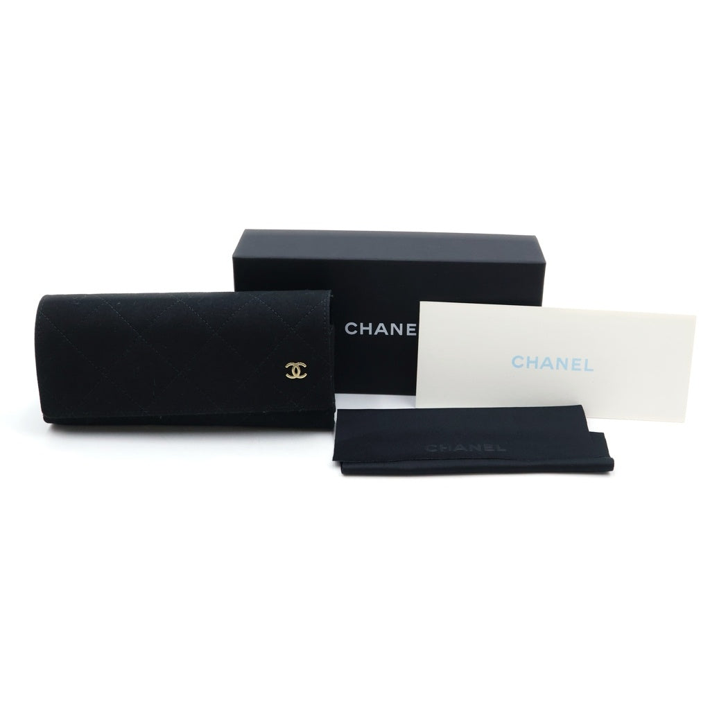 CHANEL(シャネル) ココマーク サイドロゴ メガネ サングラス ブラック/ゴールド 3408-S-A レディース