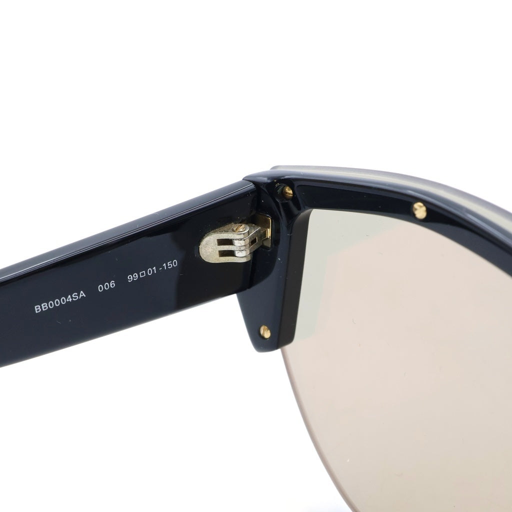 BALENCIAGA(バレンシアガ) シールド型 サングラス アイウェア ブラック BB0004SA