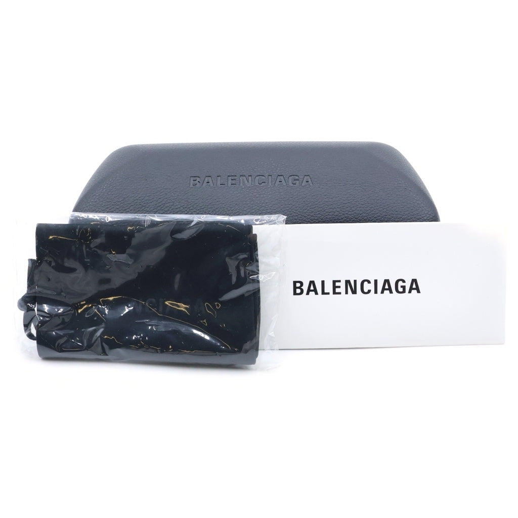 BALENCIAGA(バレンシアガ) シールド型 サングラス アイウェア ブラック BB0004SA