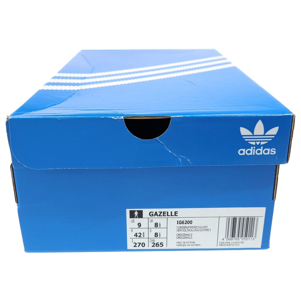 adidas(アディダス) GAZELLE ガゼル ローカットスニーカー グリーン US9/27cm IG6200