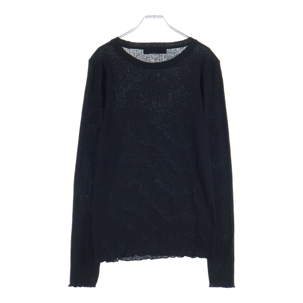 OUR LEGACY(アワーレガシー) ELONGATED LONGSLEEVE エルンゲーテッド ロングスリーブ カットソー ブラック M4266EC