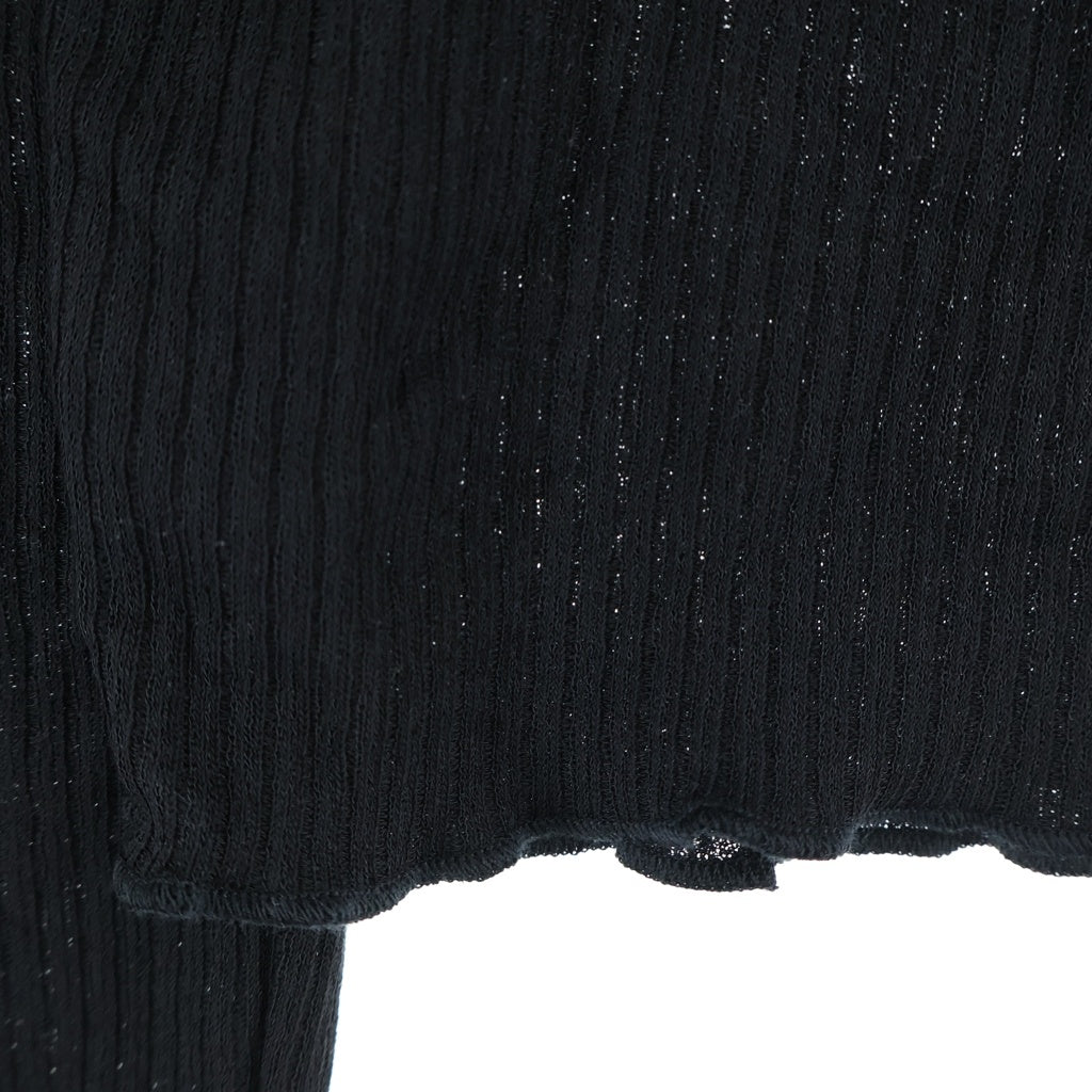 OUR LEGACY(アワーレガシー) ELONGATED LONGSLEEVE エルンゲーテッド ロングスリーブ カットソー ブラック M4266EC