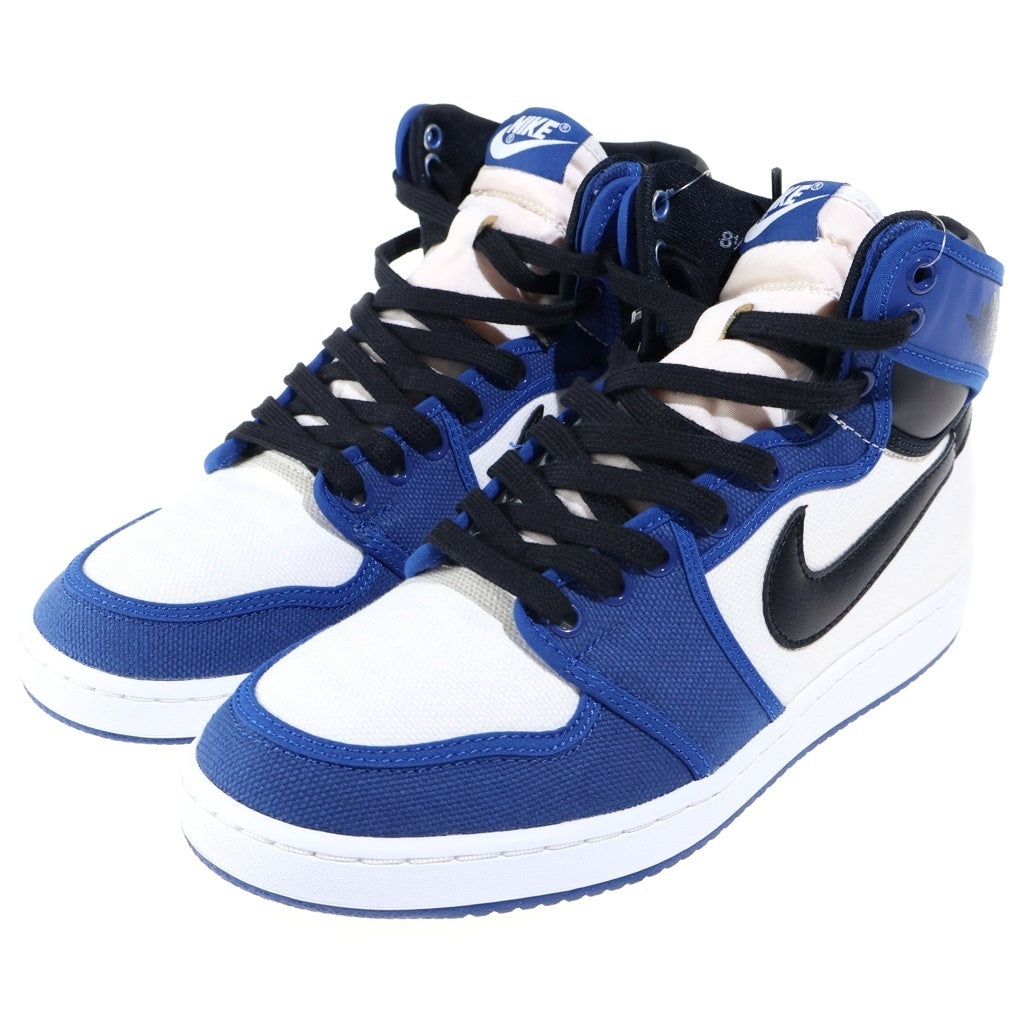NIKE(ナイキ) AIR JORDAN 1 KO STORM BLUE エアジョーダン1 ケーオー ストームブルー ハイカットスニーカー ブルー/ホワイト US8.5/26.5cm DO5047-401