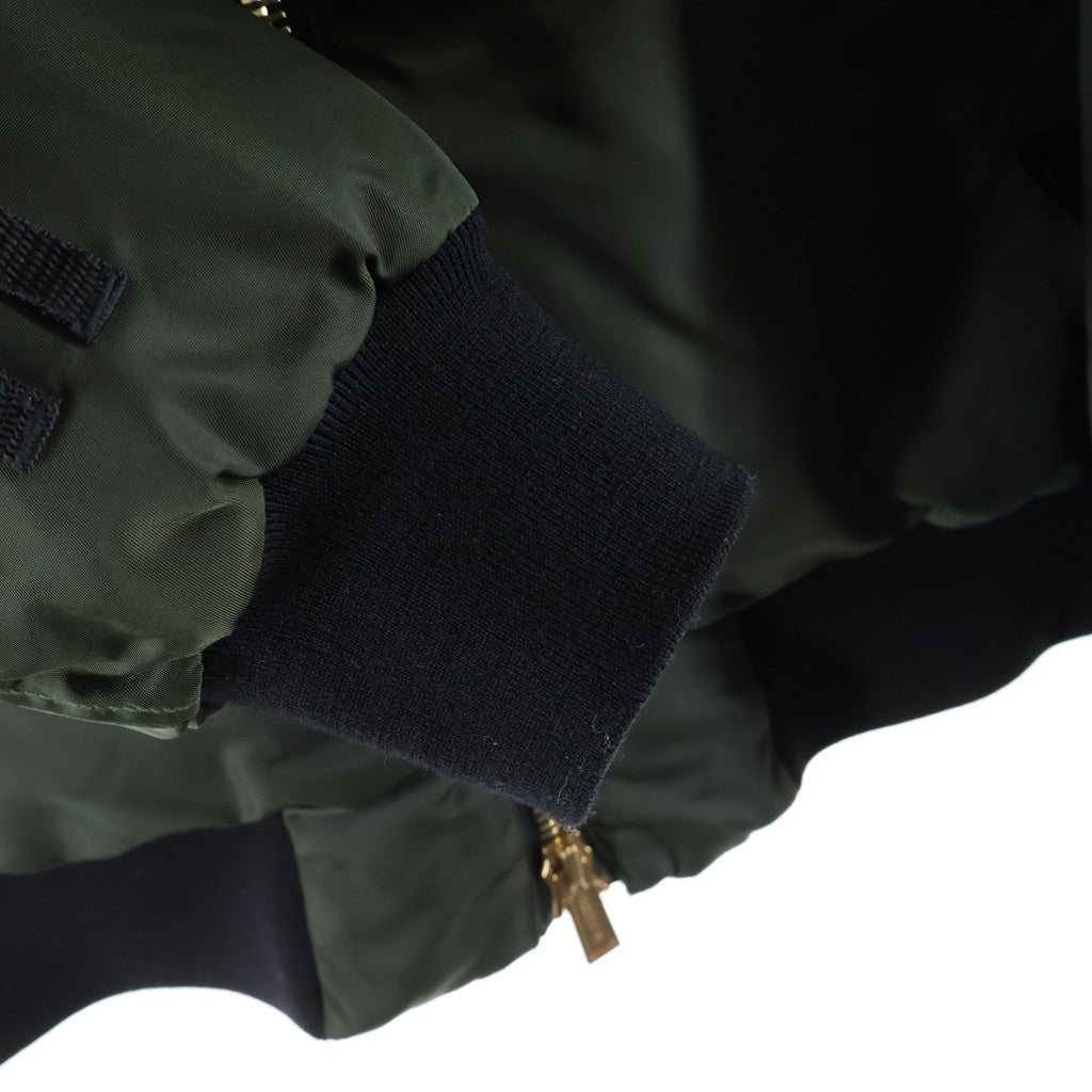 DSQUARED2(ディースクエアード) Down Bomber Jacket ジップアップ ダウンボンバージャケット オリーブ S79AM0010