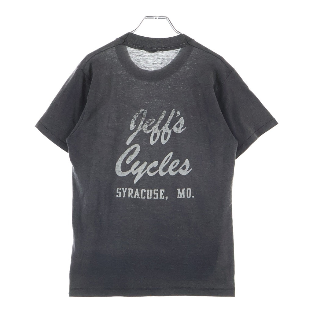 HARLEY DAVIDSON(ハーレーダビッドソン) 80S SCREEN STARS タグ 星条旗 ロゴ プリント 半袖 Tシャツ カットソー グレー
