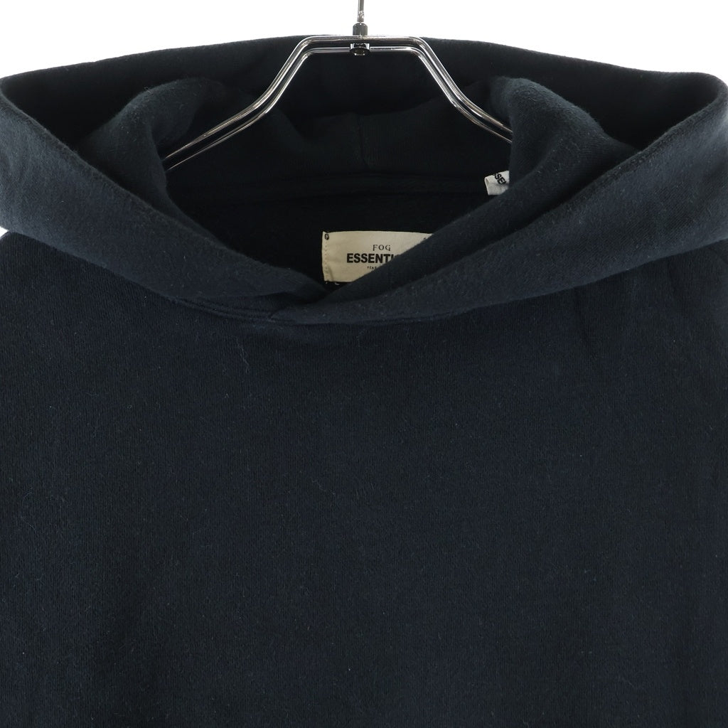 FEAR OF GOD ESSENTIALS(フィアオブゴッド エッセンシャルズ) ロゴバックプリント プルオーバーパーカー フーディ ブラック