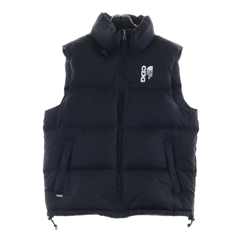 THE NORTH FACE(ザノースフェイス) 24SS AD2023 × CDG NUPTSE VEST シーディージー リバーシブル ヌプシ ダウン ベスト ブラック SM-V001