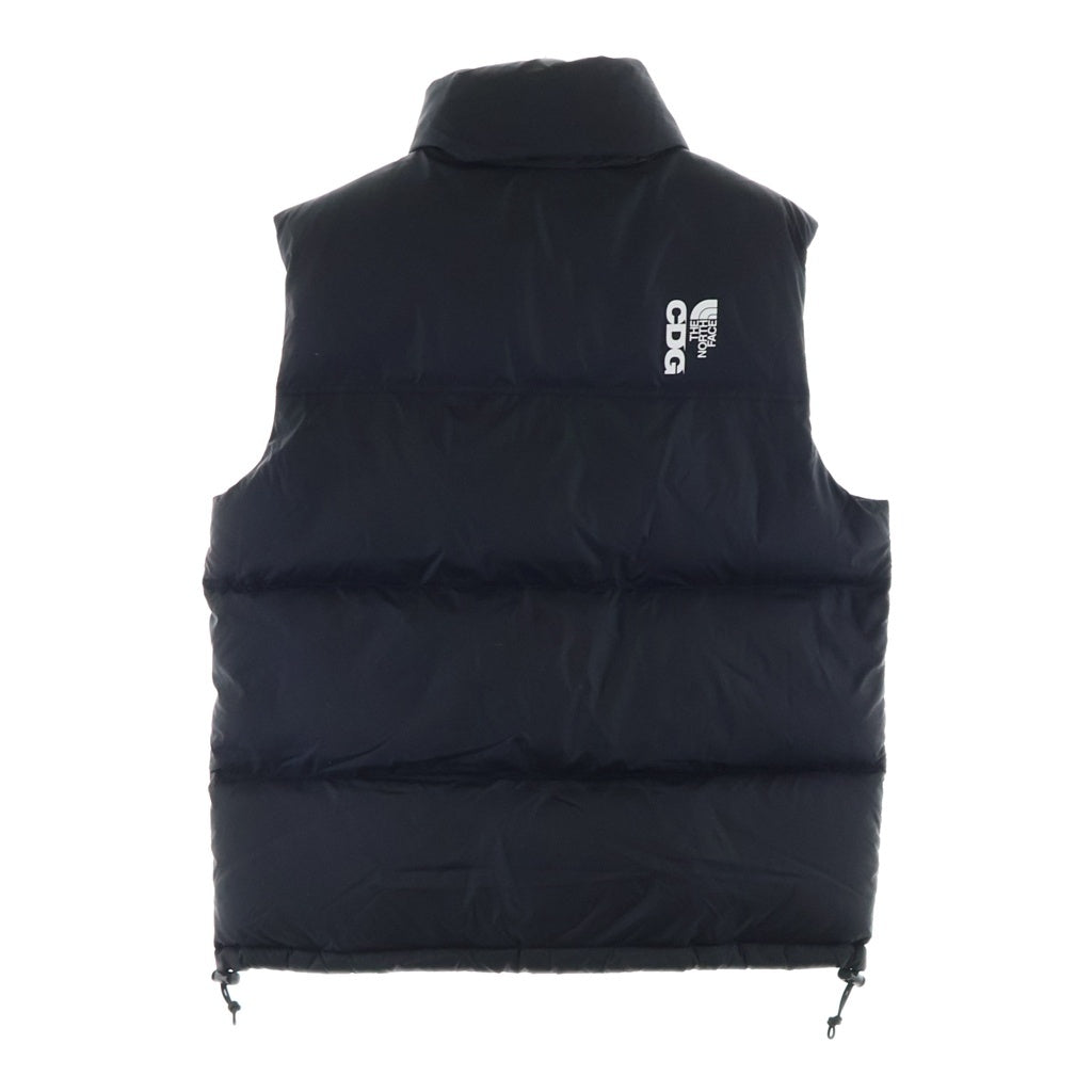 THE NORTH FACE(ザノースフェイス) 24SS AD2023 × CDG NUPTSE VEST シーディージー リバーシブル ヌプシ ダウン ベスト ブラック SM-V001