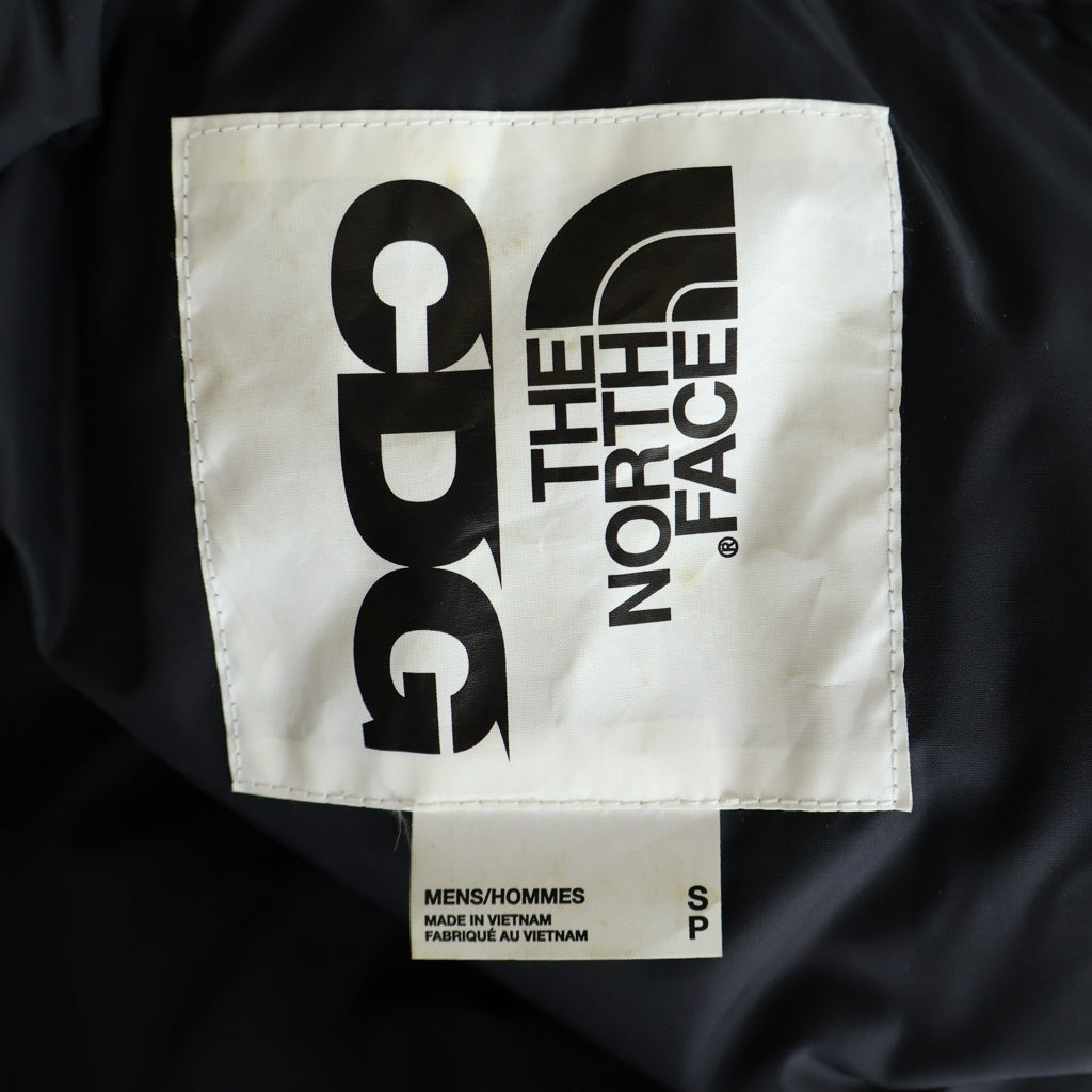 THE NORTH FACE(ザノースフェイス) 24SS AD2023 × CDG NUPTSE VEST シーディージー リバーシブル ヌプシ ダウン ベスト ブラック SM-V001