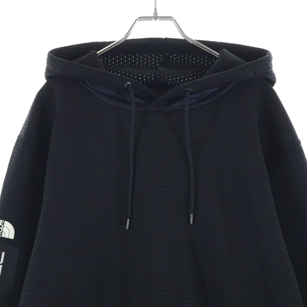 THE NORTH FACE(ザノースフェイス) 23AW × UNDERCOVER SOUKUU DOTKNIT DOUBLE HOODIE アンダーカバー ドットニット ダブル フーディー ブラック NS2C4802
