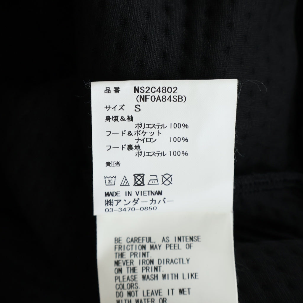 THE NORTH FACE(ザノースフェイス) 23AW × UNDERCOVER SOUKUU DOTKNIT DOUBLE HOODIE アンダーカバー ドットニット ダブル フーディー ブラック NS2C4802