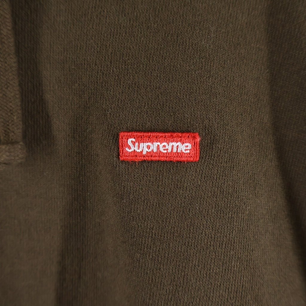 SUPREME(シュプリーム) 25AW Small Box Zip Up Hooded Sweatshirt スモールボックスロゴ ジップアップフーデッド スウェットシャツ パーカー ブラウン