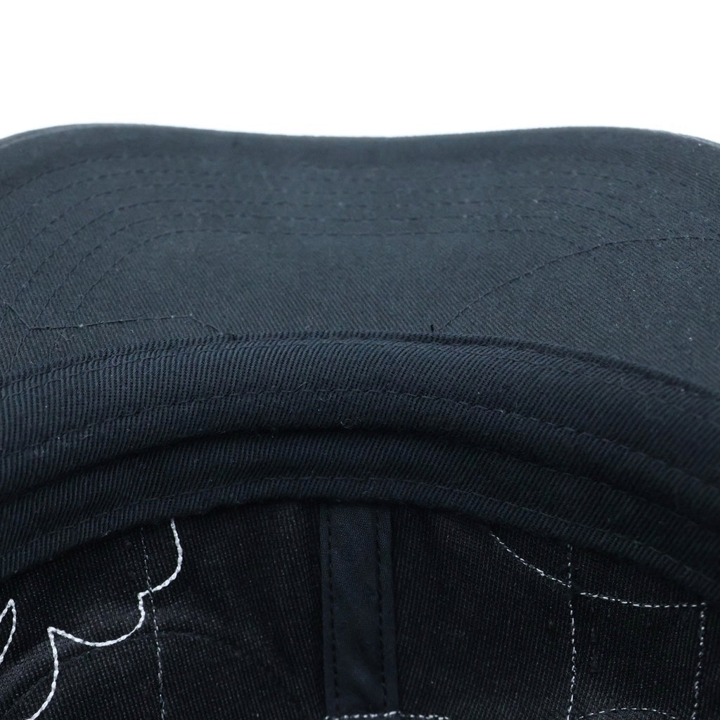 SUPREME(シュプリーム) 25SS Patches 6-Panel パッチワーク シックスパネルキャップ 帽子 ブラック