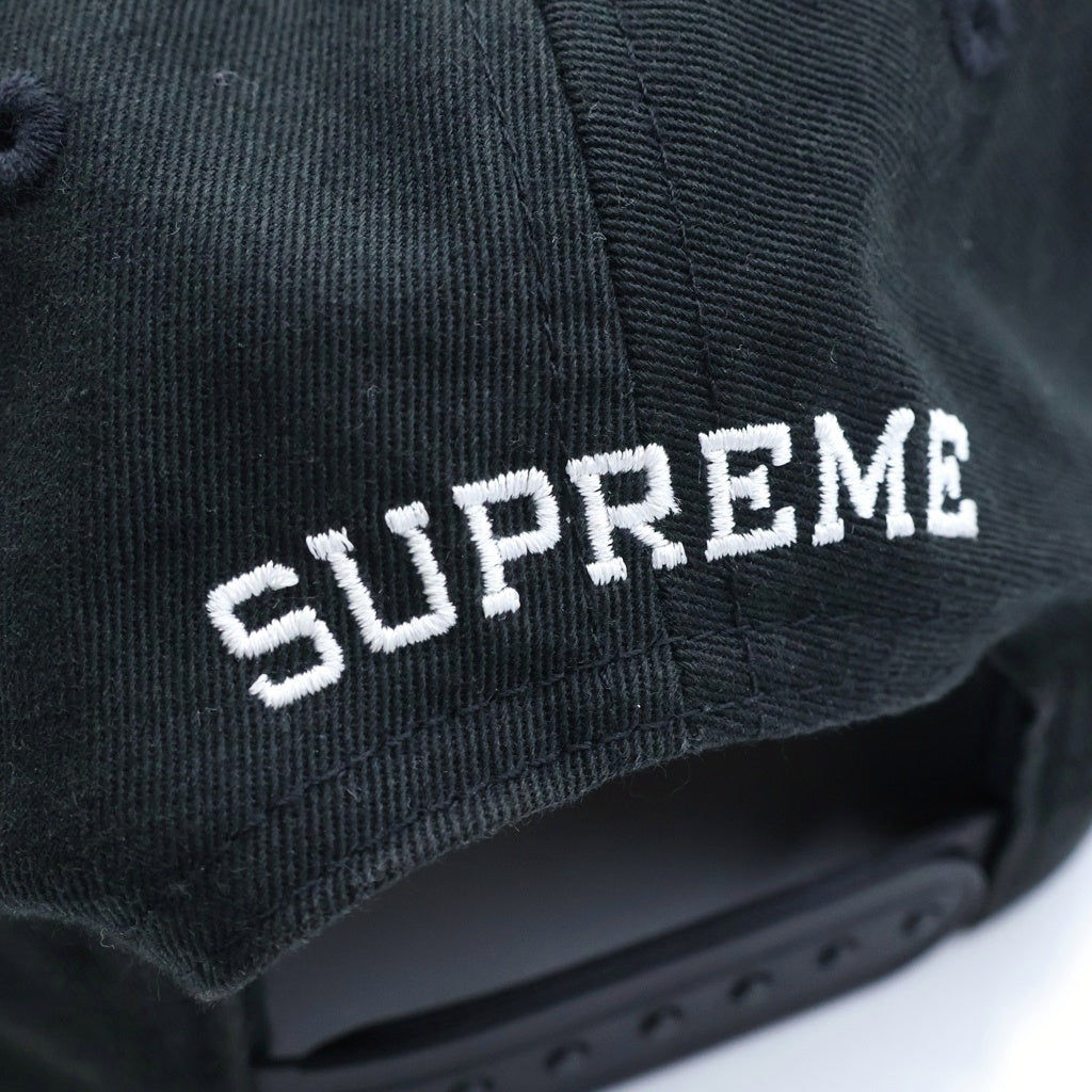 SUPREME(シュプリーム) 25SS Patches 6-Panel パッチワーク シックスパネルキャップ 帽子 ブラック