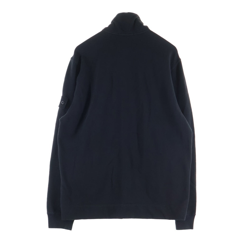 STONE ISLAND(ストーンアイランド) GHOST PIECE ゴーストピース フルジップスウェットジャケット ブラック 8115628F7