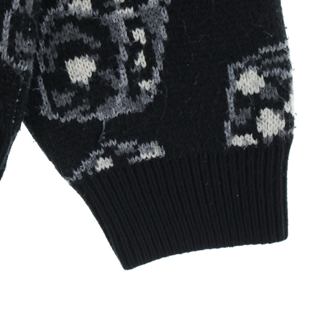 SUPREME(シュプリーム) 22AW Dice Sweater ダイスグラフィックデザイン クルーネックニット セーター ブラック