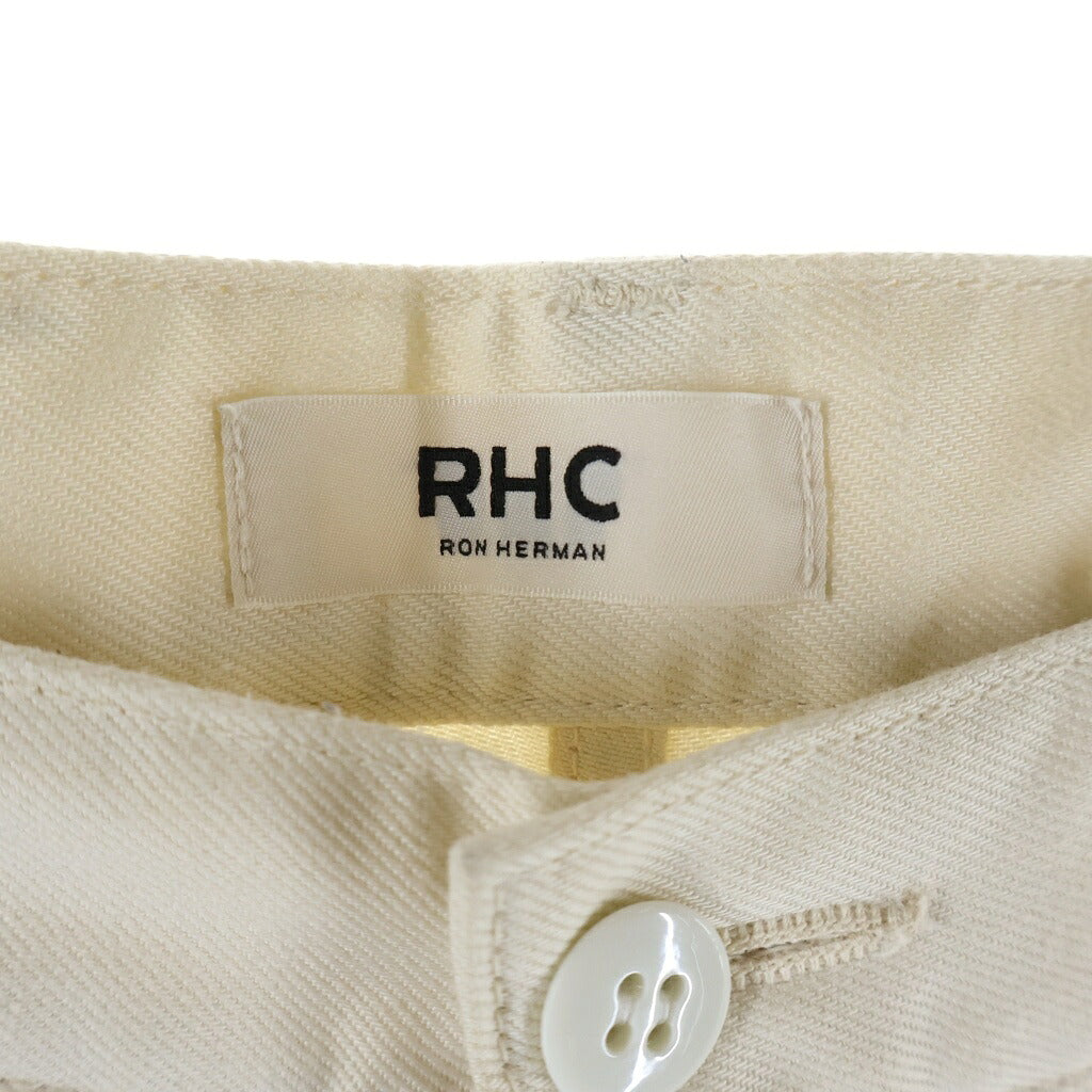 RHC Ron Herman(アールエイチシー ロンハーマン) ワイド フィット ジップフライ パンツ アイボリー 4220600192
