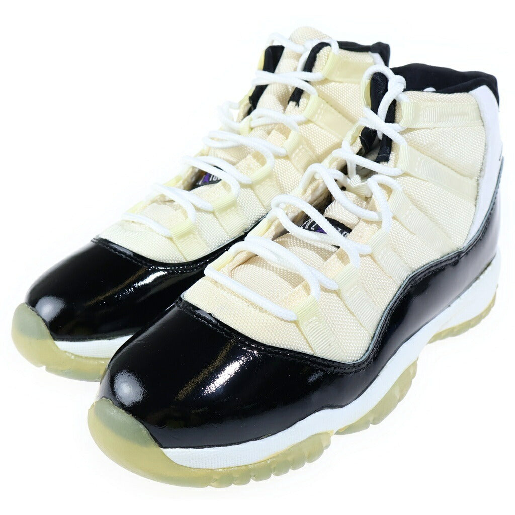 NIKE(ナイキ) 【観賞用 1995年製】Air Jordan 11 Concord エアージョーダン11 ハイカットスニーカー ホワイト/ブラック US6Y/24.0cm 153193-101