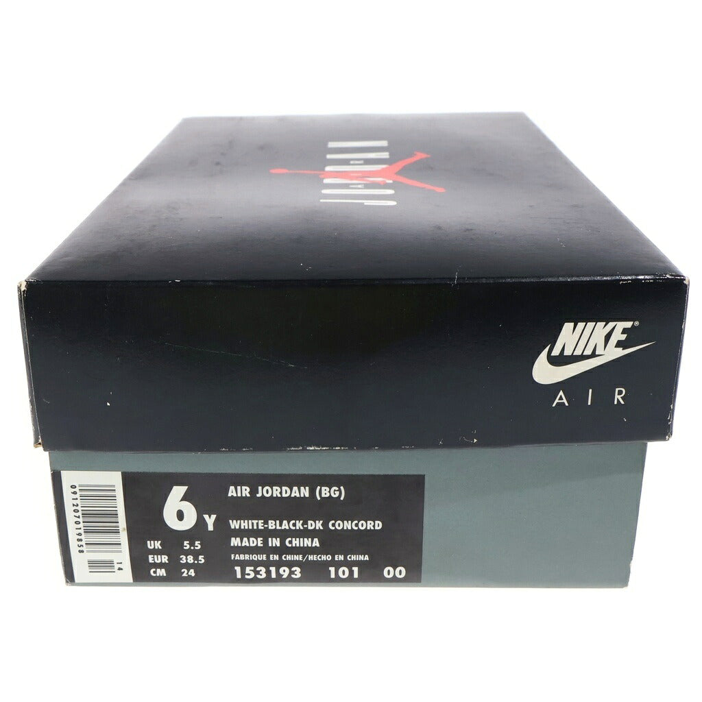 NIKE(ナイキ) 【観賞用 1995年製】Air Jordan 11 Concord エアージョーダン11 ハイカットスニーカー ホワイト/ブラック US6Y/24.0cm 153193-101