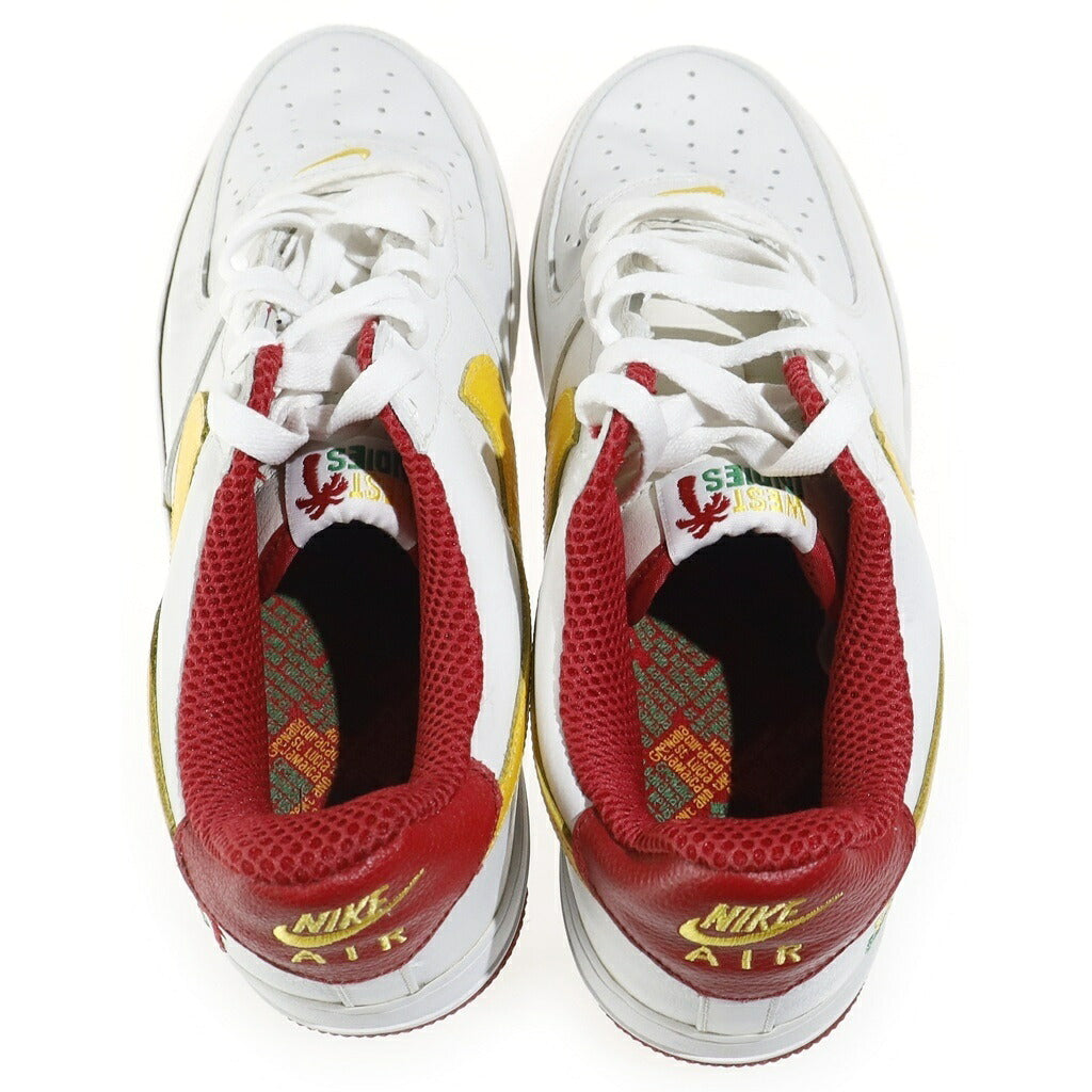 NIKE(ナイキ) 【観賞用 2004年製】Air Force 1 Low West Indies 3 エアフォース1 ロー ウェストインディーズ3 ホワイト/レッド US9.5/27.5cm 306353-171