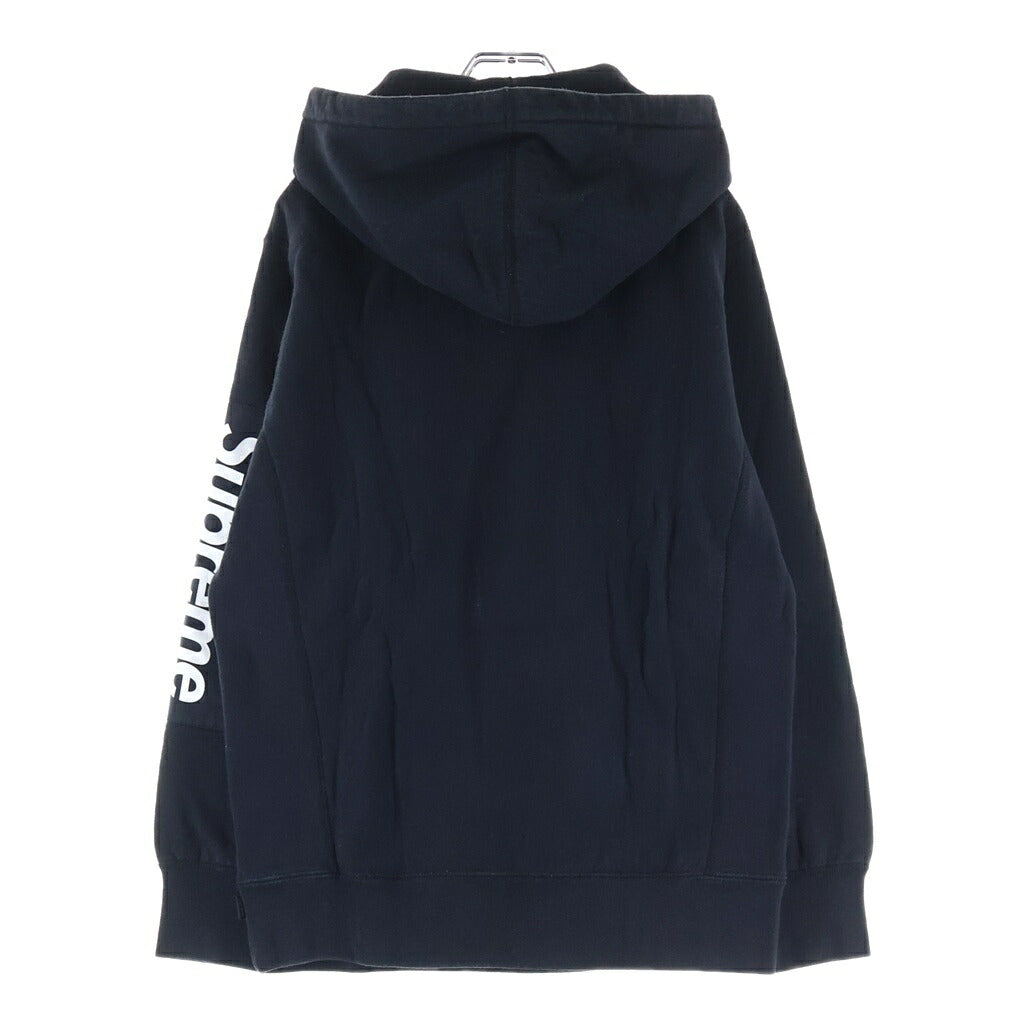 SUPREME(シュプリーム) 17SS Sleeve Patch Hooded Sweatshirt スリーブパッチ フーデット スウェットシャツ パーカー ブラック