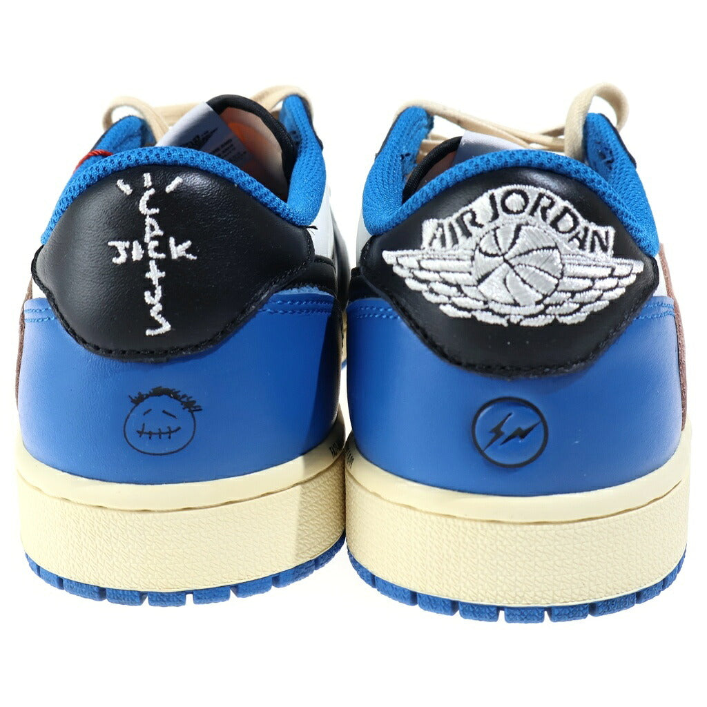 NIKE(ナイキ) ×TRAVIS SCOTT FRAGMENT DESIGN AIR JORDAN 1 LOW OG SP DM7866-140 エアジョーダン1 ローカットスニーカー ブルー US9.5/27.5cm