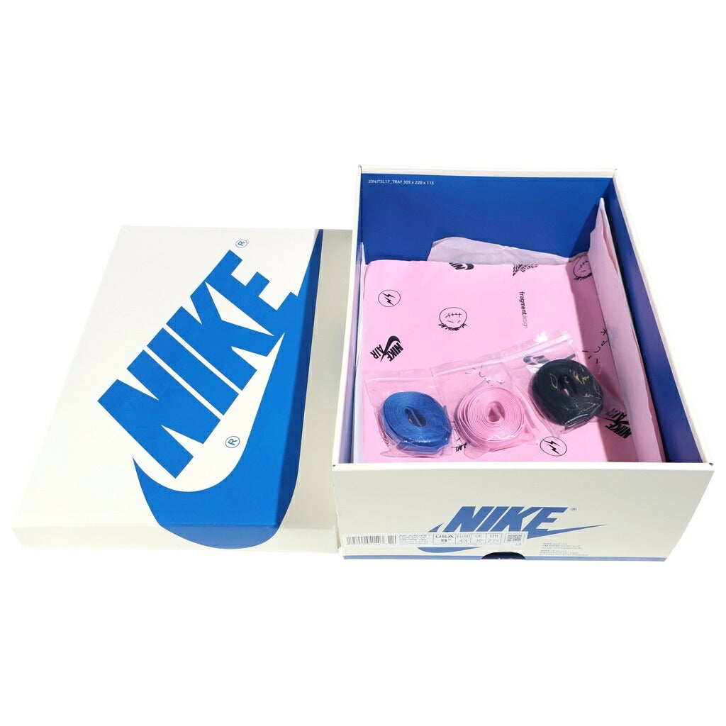 NIKE(ナイキ) ×TRAVIS SCOTT FRAGMENT DESIGN AIR JORDAN 1 LOW OG SP DM7866-140 エアジョーダン1 ローカットスニーカー ブルー US9.5/27.5cm