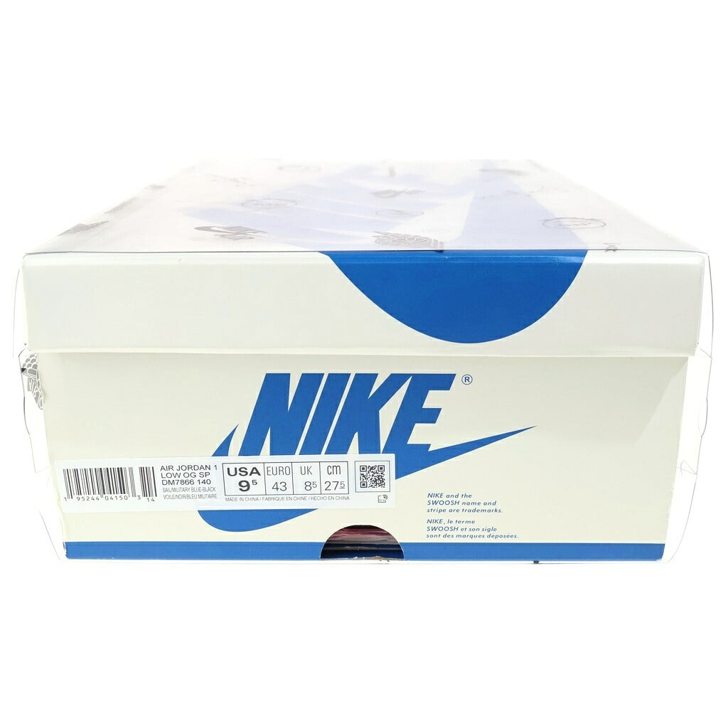 NIKE(ナイキ) ×TRAVIS SCOTT FRAGMENT DESIGN AIR JORDAN 1 LOW OG SP DM7866-140 エアジョーダン1 ローカットスニーカー ブルー US9.5/27.5cm