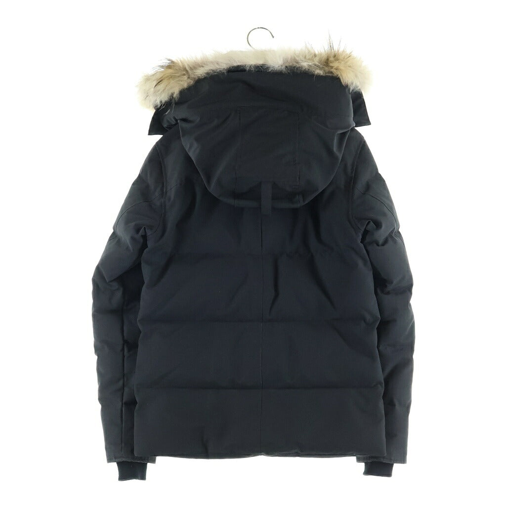 CANADA GOOSE(カナダグース) WYNDHAM PARKA BLACK LABEL ウィンダムパーカー ブラックレーベル ファー付きダウンジャケット ブラック 3808MB