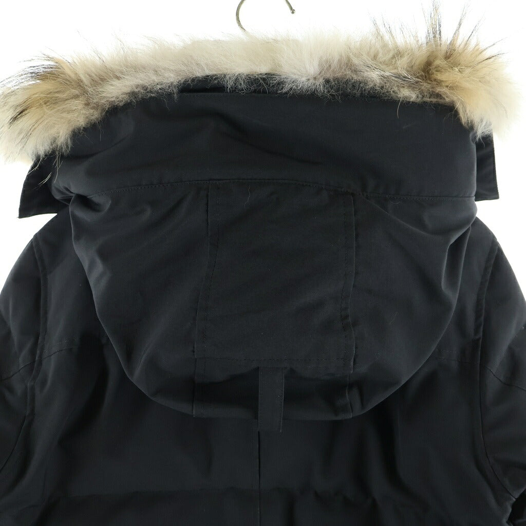 CANADA GOOSE(カナダグース) WYNDHAM PARKA BLACK LABEL ウィンダムパーカー ブラックレーベル ファー付きダウンジャケット ブラック 3808MB