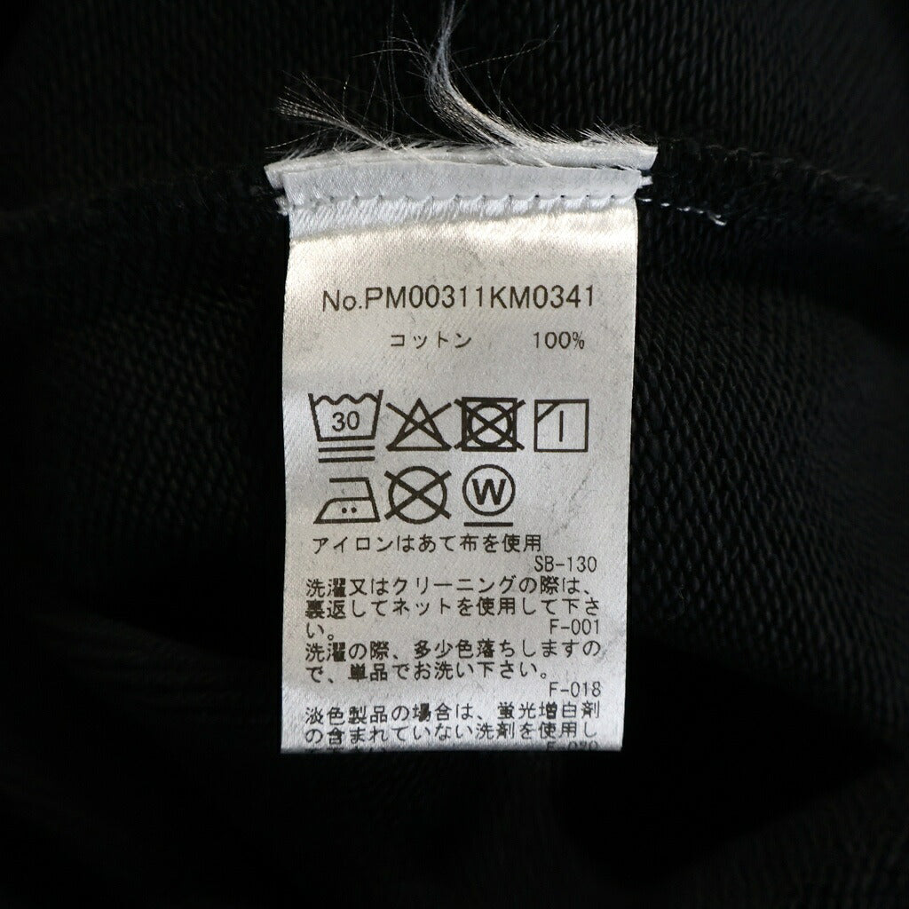 MAISON KITSUNE(メゾンキツネ) 25AW STANDING FOX COMFORT SWEATSHIRT スタンディング フォックス コンフォート クルーネック スウェットシャツ ブラック PM00311KM0341