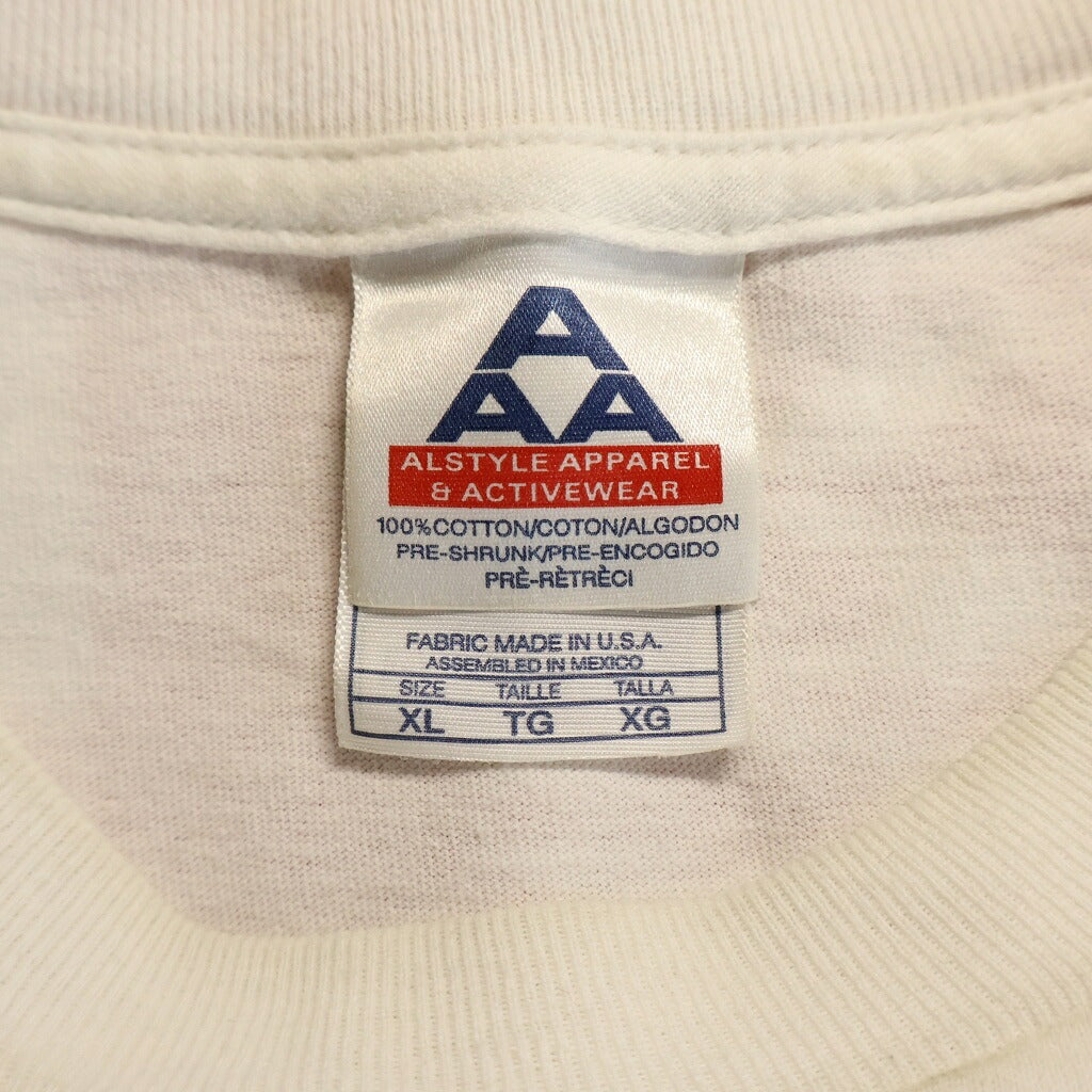 VINTAGE(ヴィンテージ) 00S WEST COAST CHOPPERS CFL ロゴブリント長袖Tシャツ ホワイト