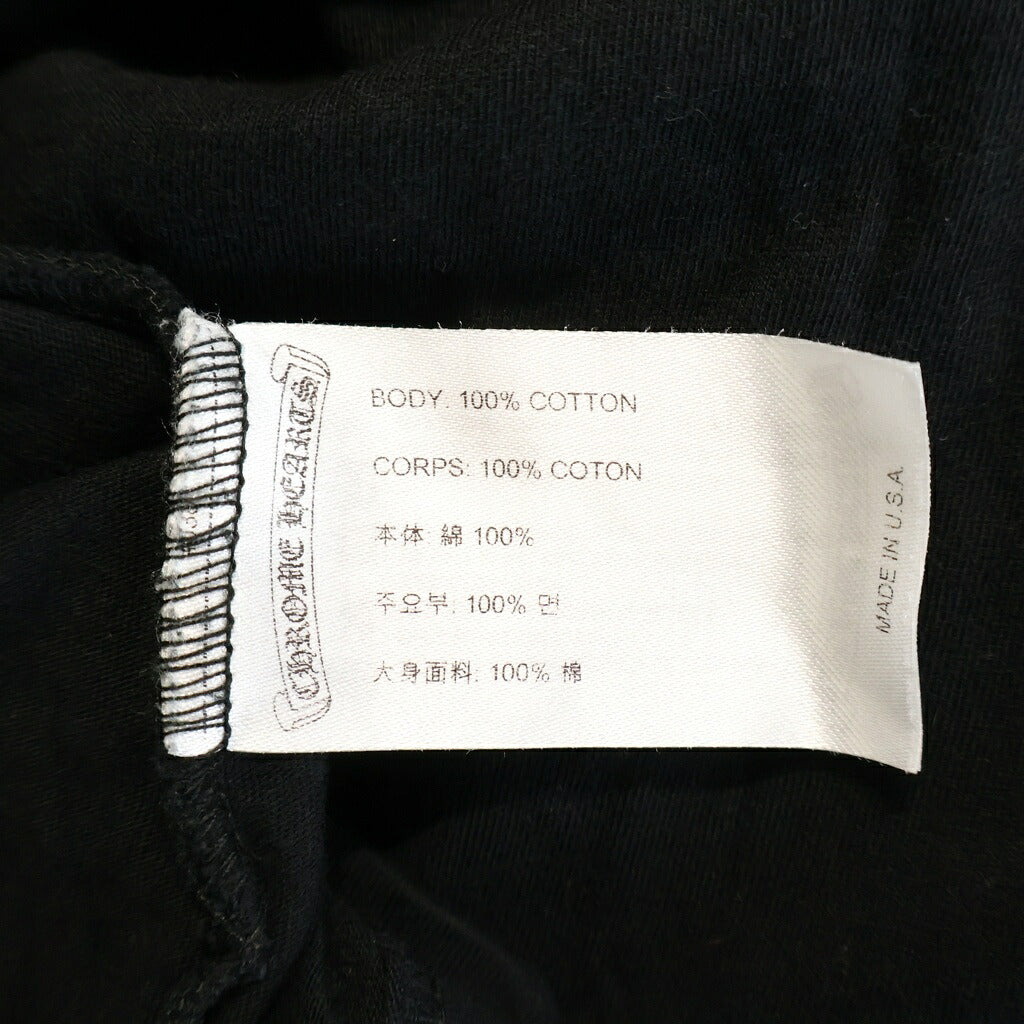 CHROME HEARTS(クロムハーツ) Honolulu Horseshoe SS Tee ホノルル限定 ホースシュー バック CHプラス クルーネック半袖Tシャツカットソー ブラック