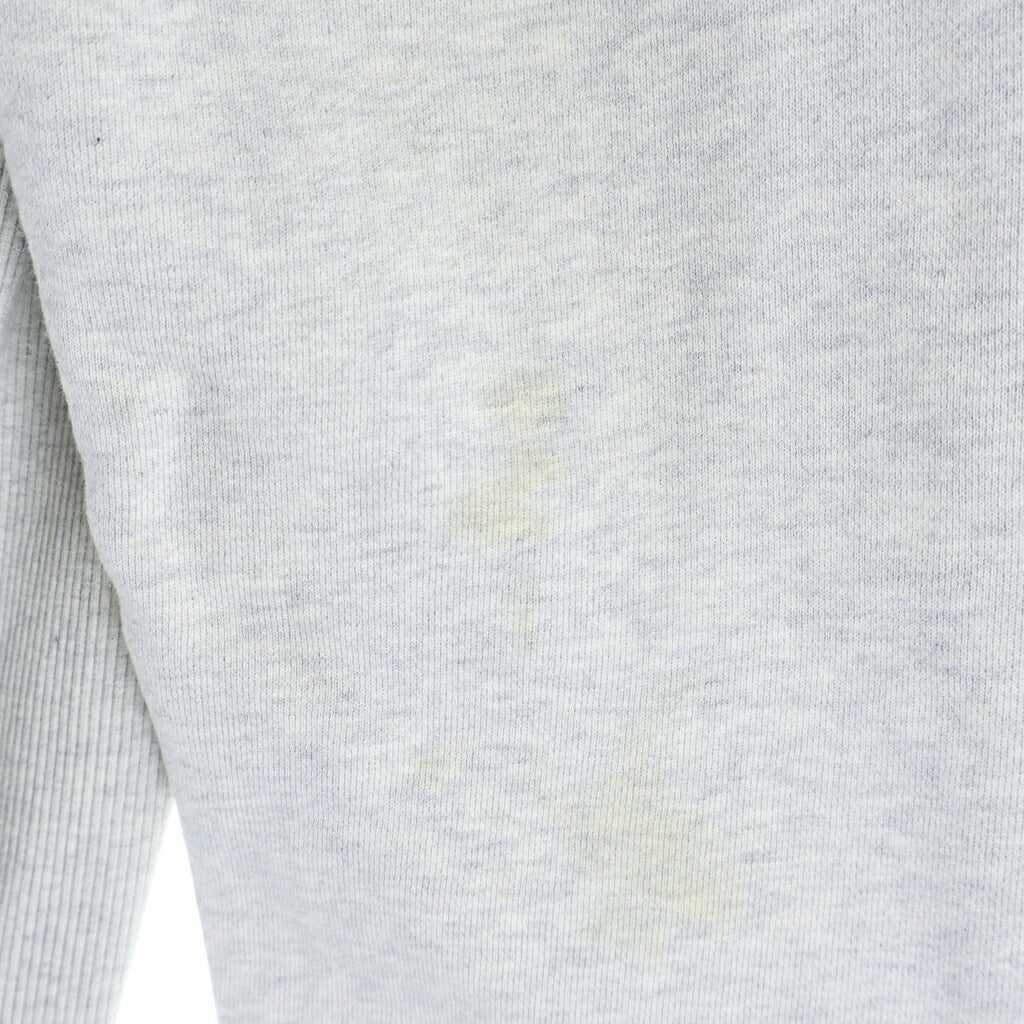 Sacai(サカイ) 21SS ×A.P.C. LOGO PRINT SWEAT CREW アーペーセー フロントロゴプリントスウェットクルーネックプルオーバー スウェットトレーナー グレー 21E2-COEON-M27656